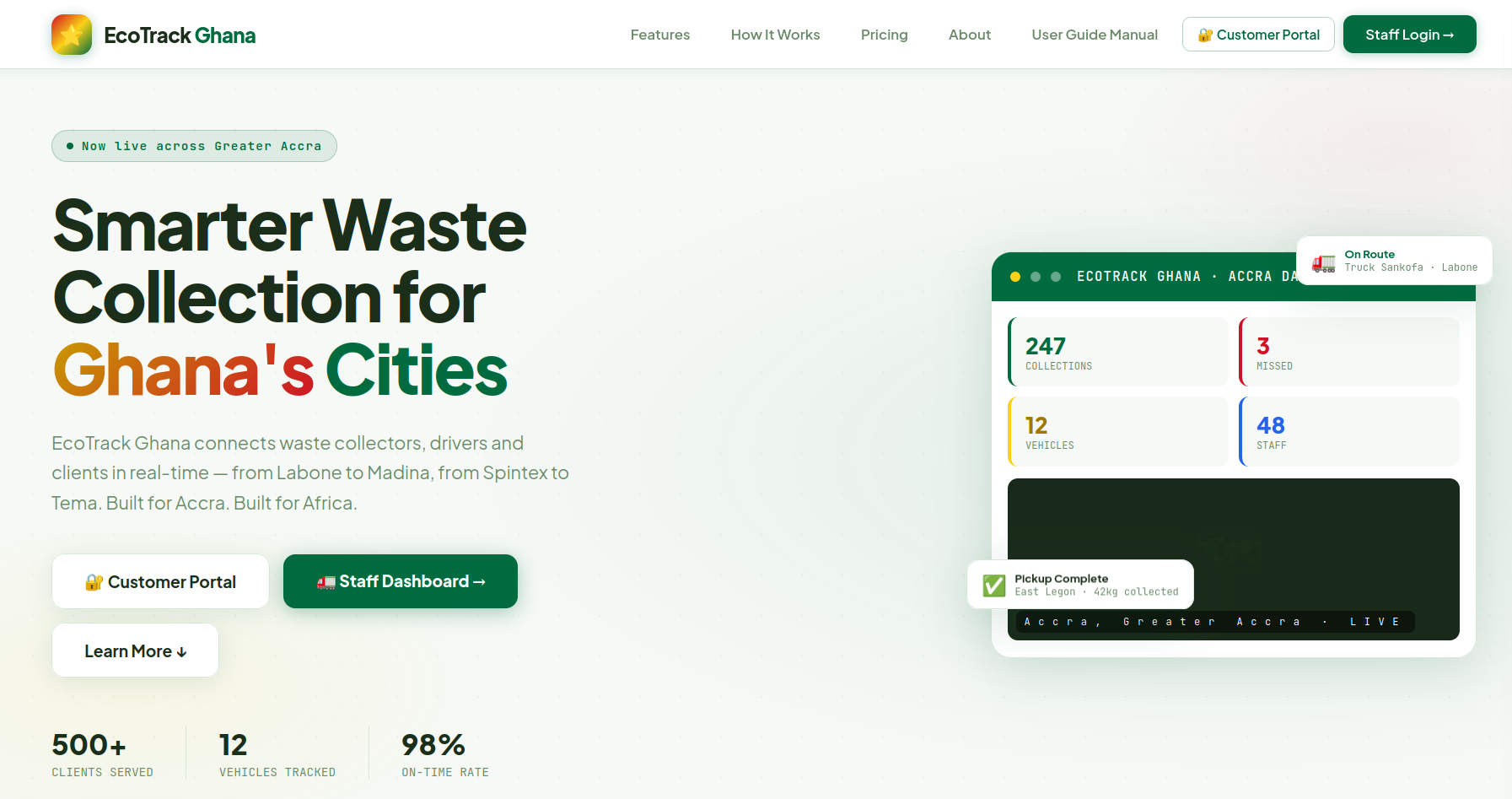 Wisdsol EcoTrack: Smart Waste Collection Management for Modern Ghanaian Cities