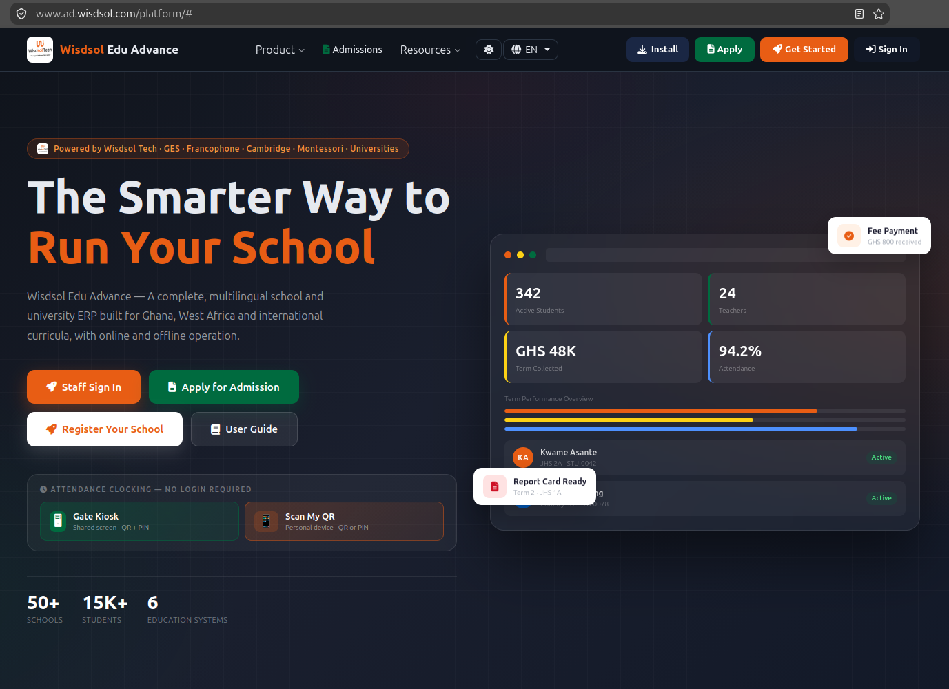 Wisdsol Edu Advance